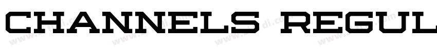 Channels Regular字体转换